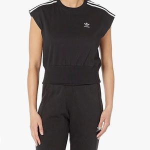 Adidas Adicolor Classics Waist Cinch Tee black color